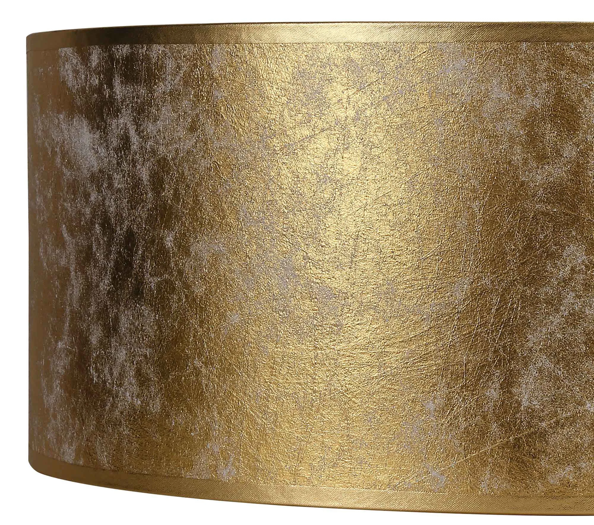 Banyan 45cm 3 Light Floor Lamp Satin Nickel; Gold Leaf DK0939  Deco Banyan SN GL